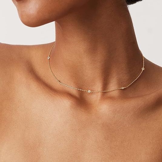 Gold Starry Rain Necklace