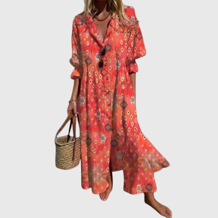 Zaria | Chic Bohemian Maxi Dress