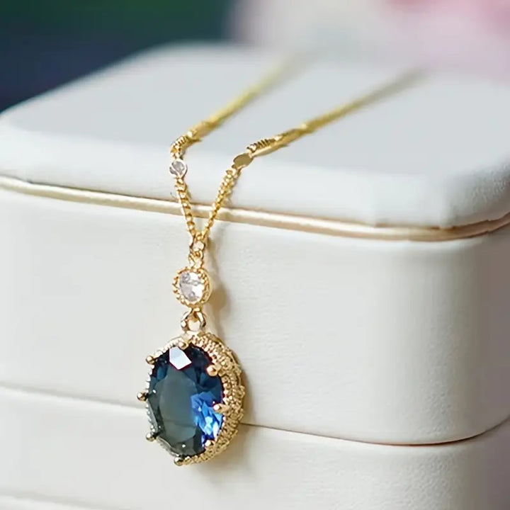 Lunar Glow Gold Necklace