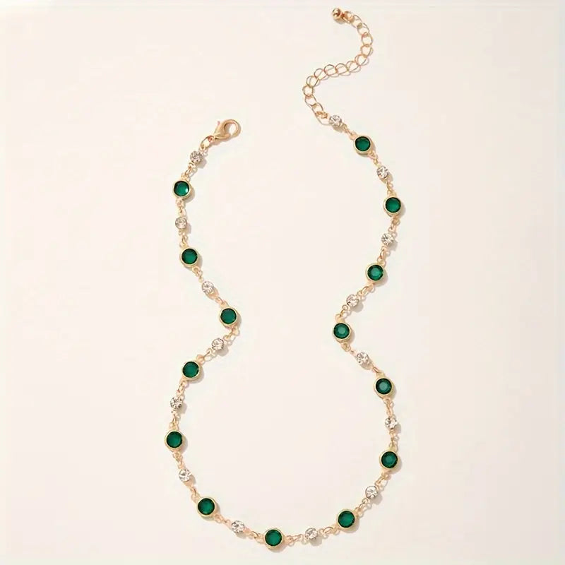 Elegant Green Pendant Necklace