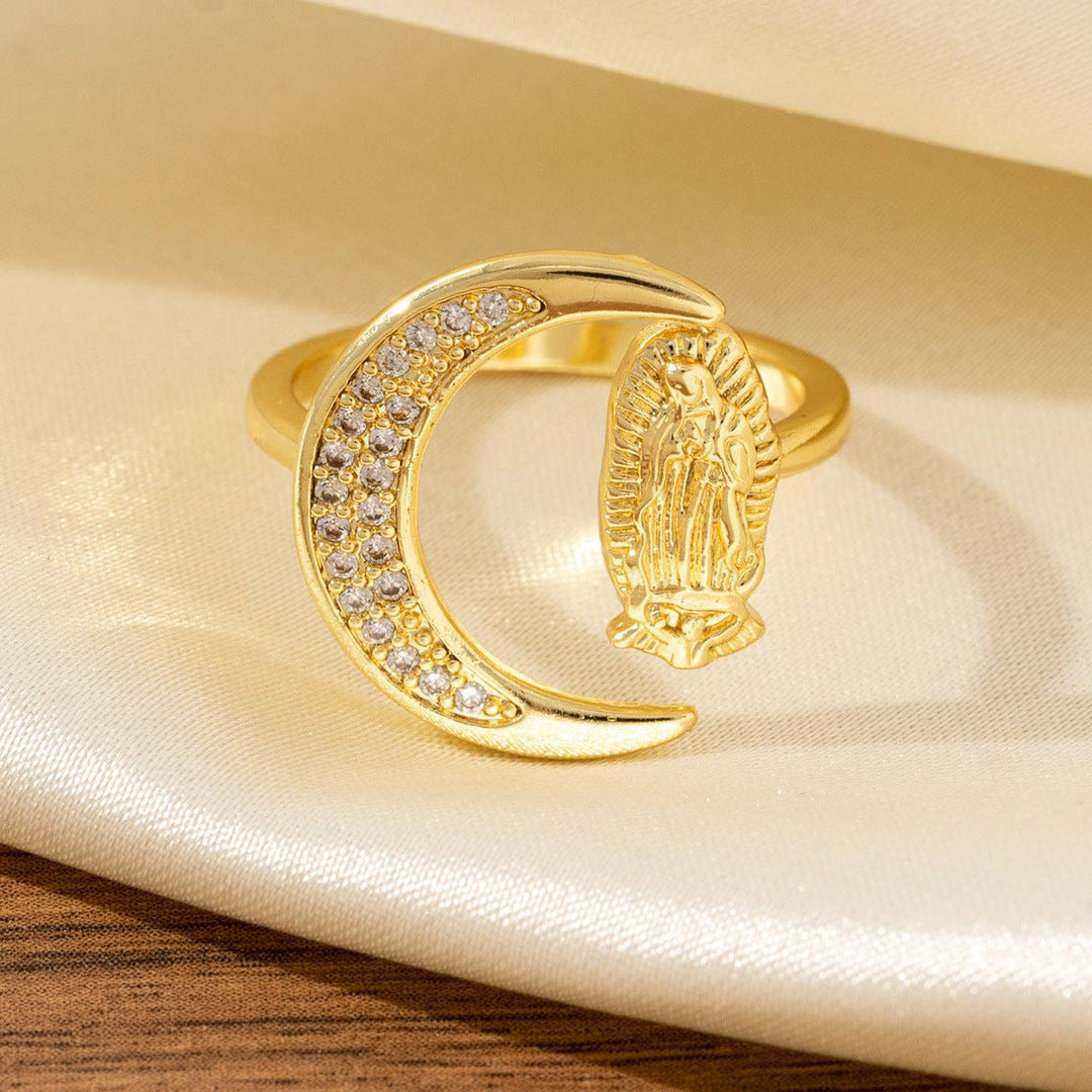 Adjustable Silver Trinity Faith Ring