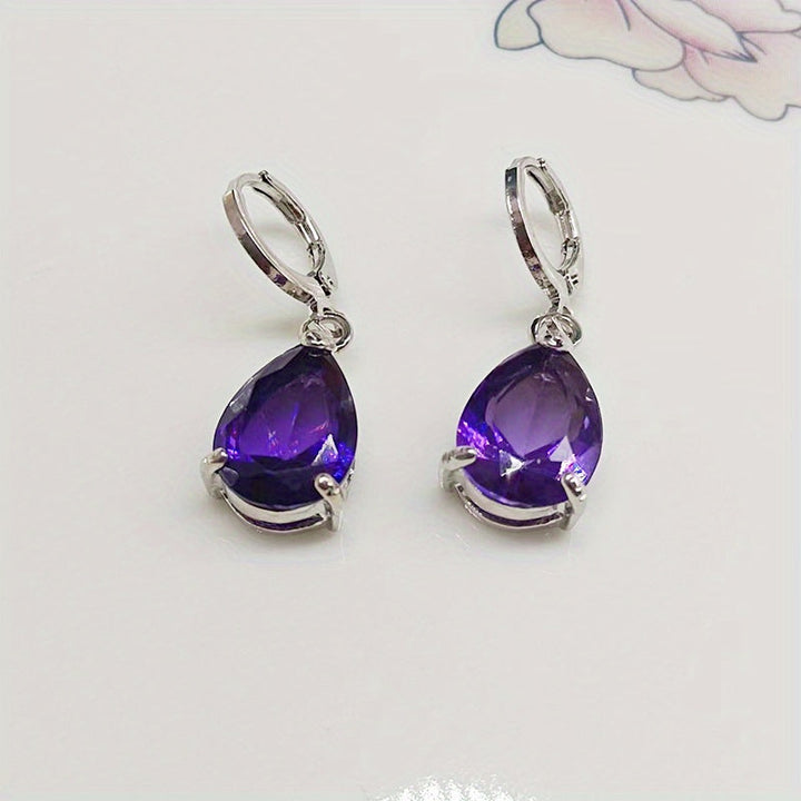 Tania Amethyst Stud Earrings