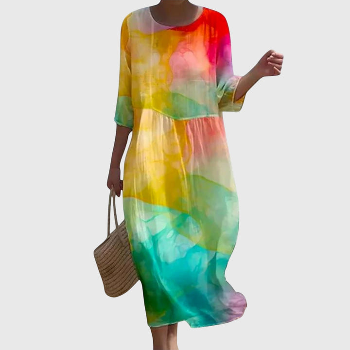 Hayley™ | Elegant Floral Long Robe