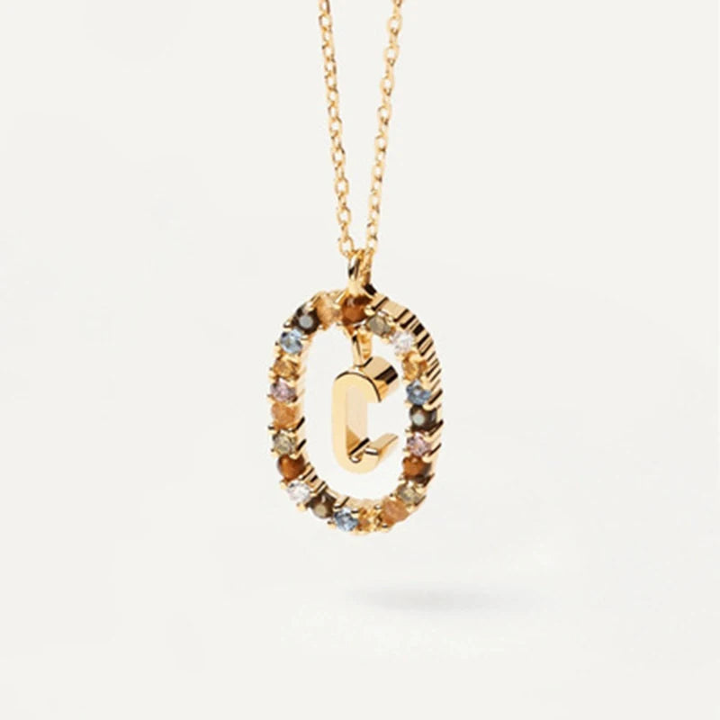 Chic Multicolor Stone Necklace