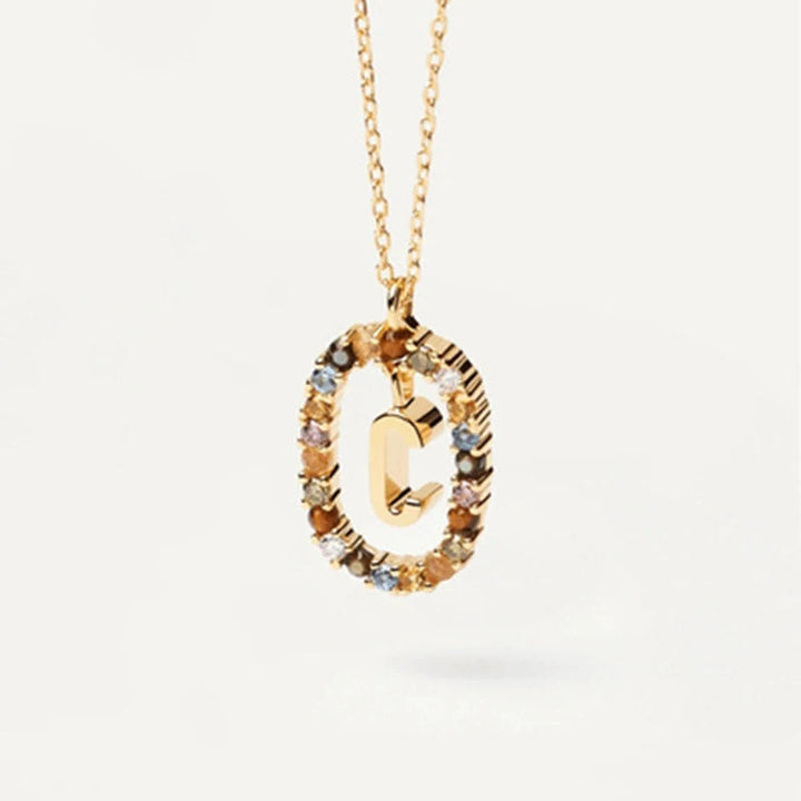 Chic Multicolor Stone Necklace