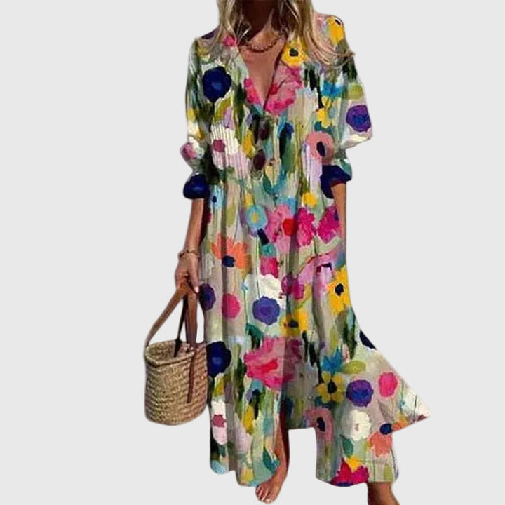 Zaria | Chic Bohemian Maxi Dress