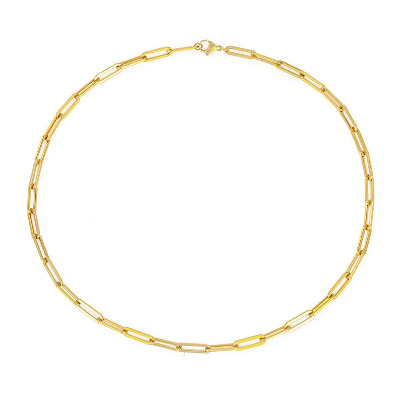 Stainless Steel Chain Collar for Women