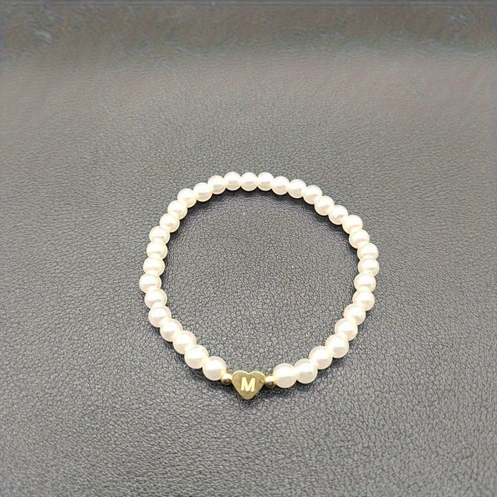 Charming Initial Heart Bracelet