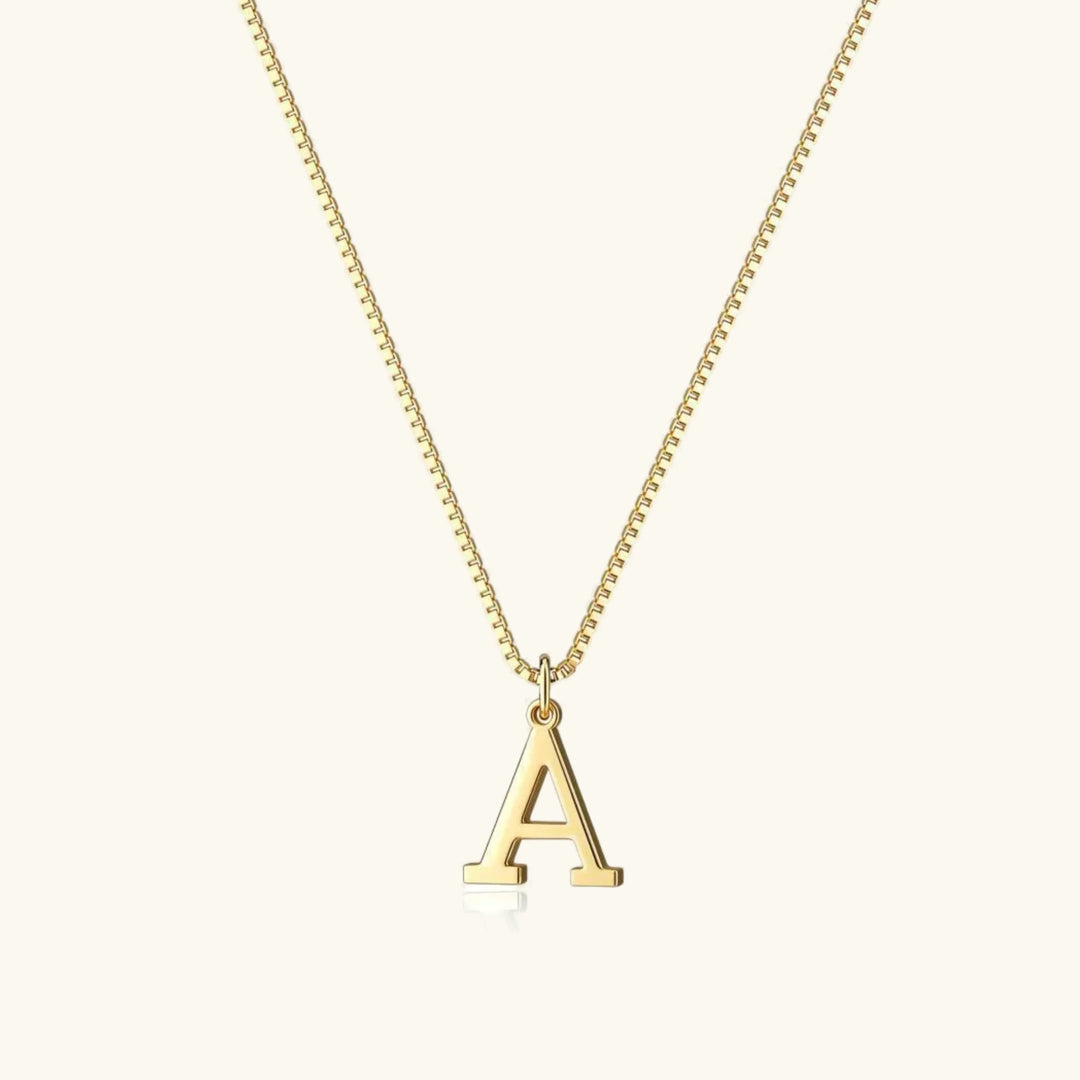 Gold Initial Necklace
