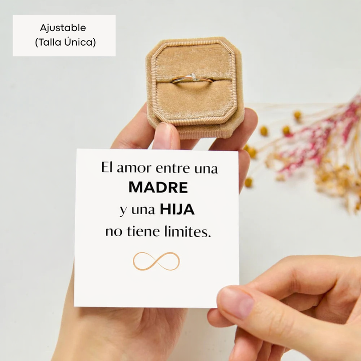 Adjustable Mother-Daughter Infinity Ring – Endless Love