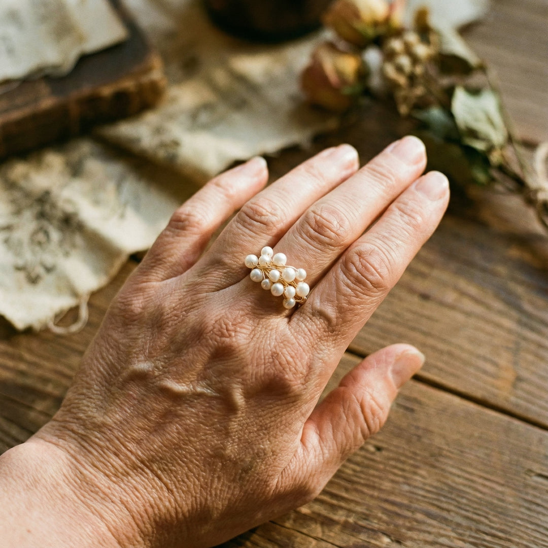 Classic Pearl Nest Ring