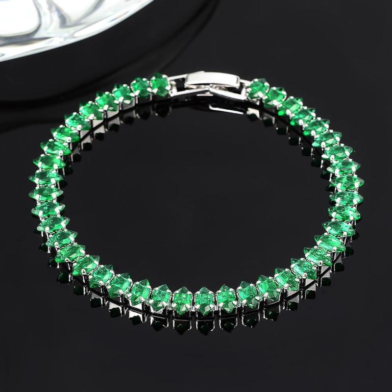 Emerald Gemstone Bracelet