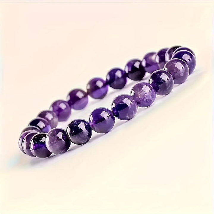 Milena Amethyst Bracelet" can be rewritten as "Milena Amethyst Gemstone Bracelet.