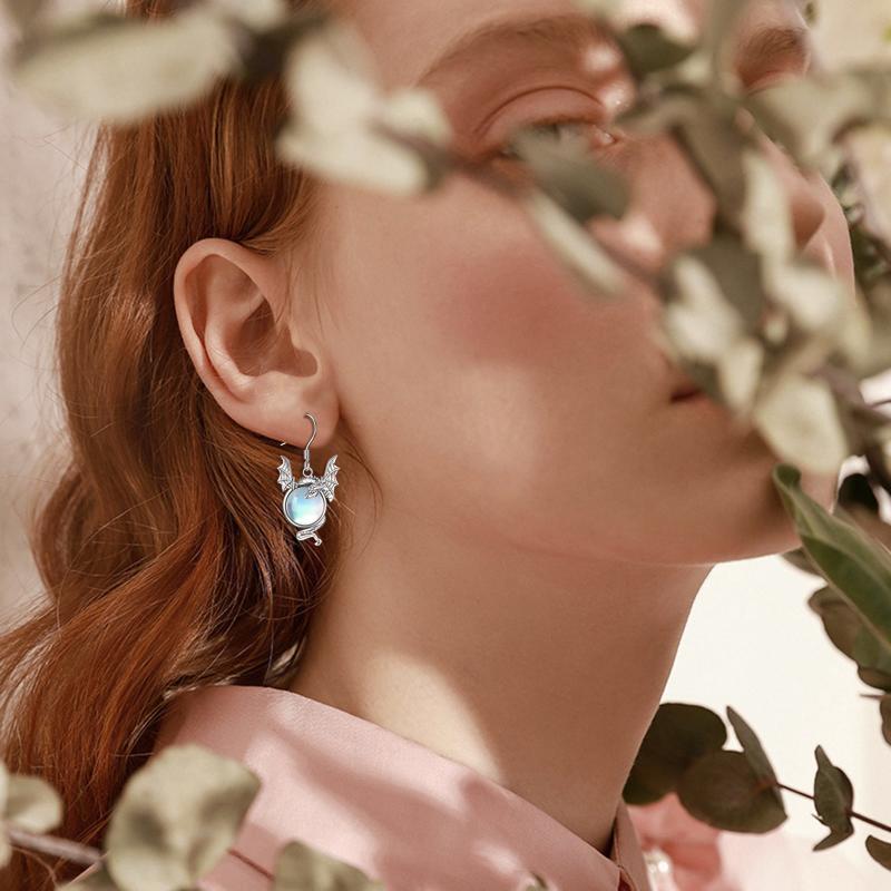 Radiant Moonstone Earrings