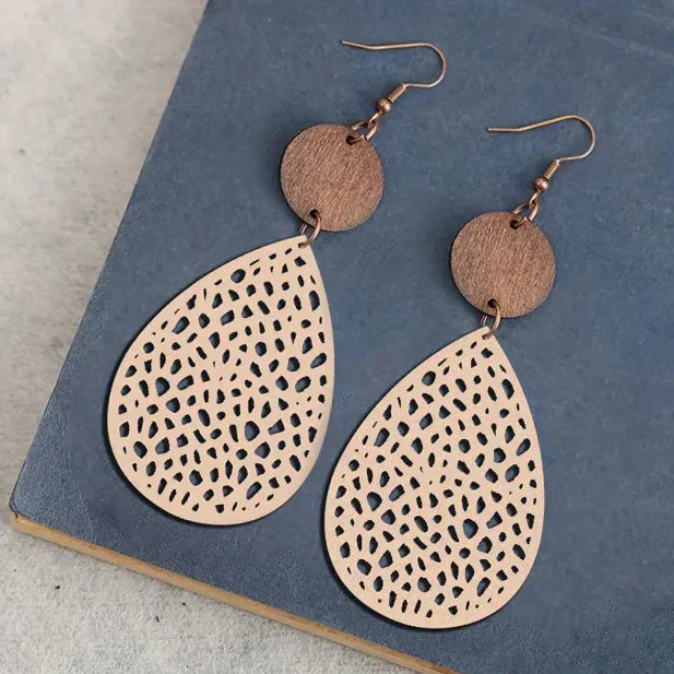 Leather Drop Earrings