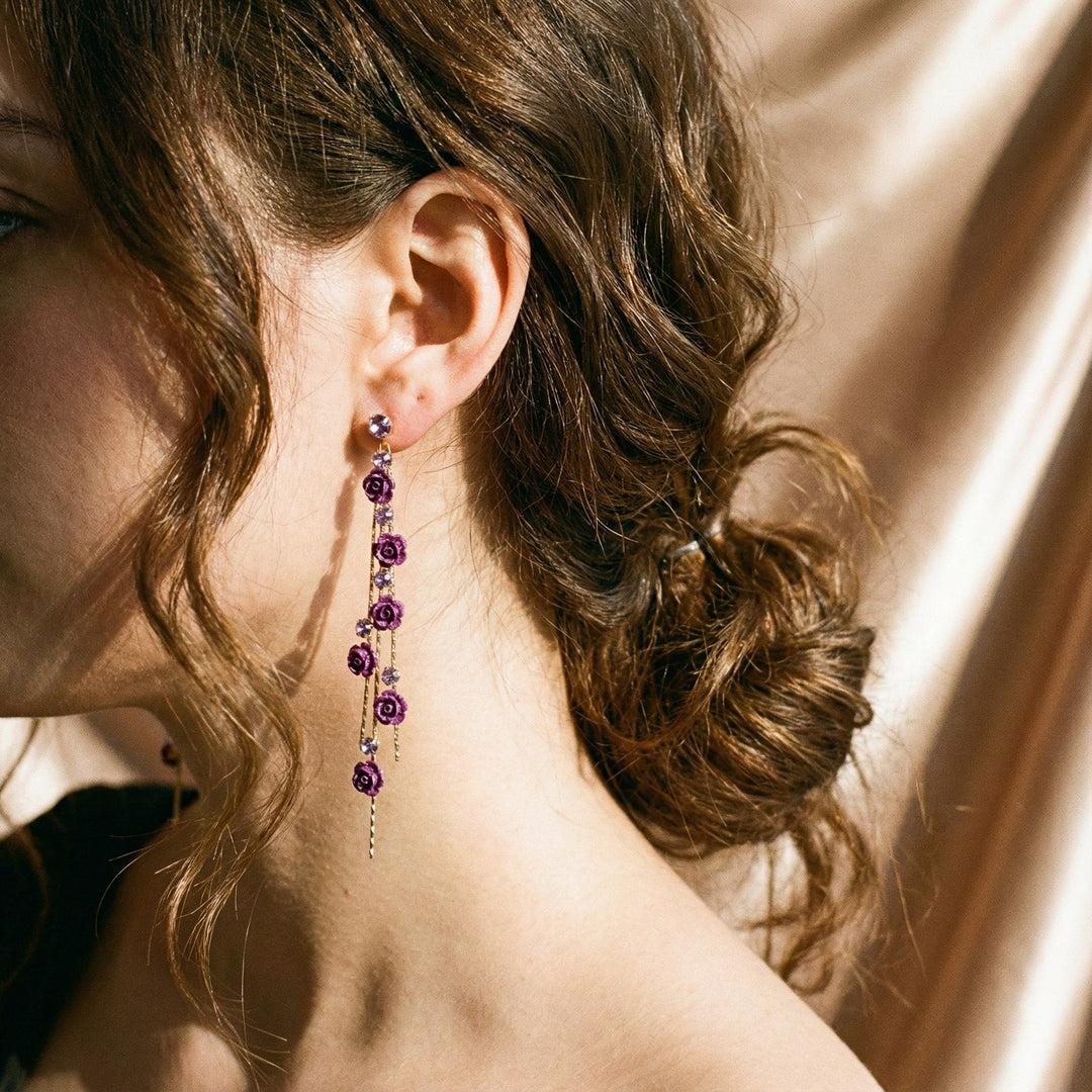 Floral Charm Earrings
