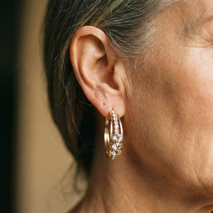 Chic Gold-Plated Earrings