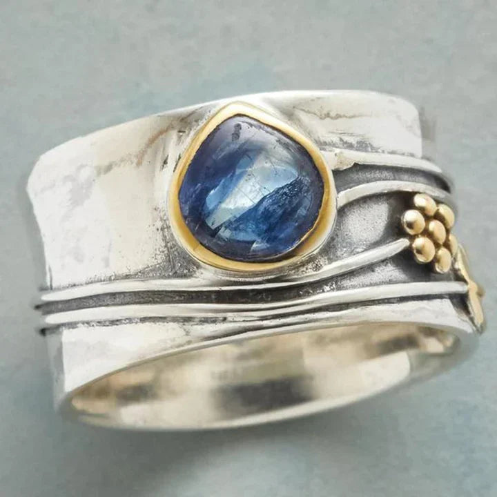 Gemstone Bohemian Meditation Ring