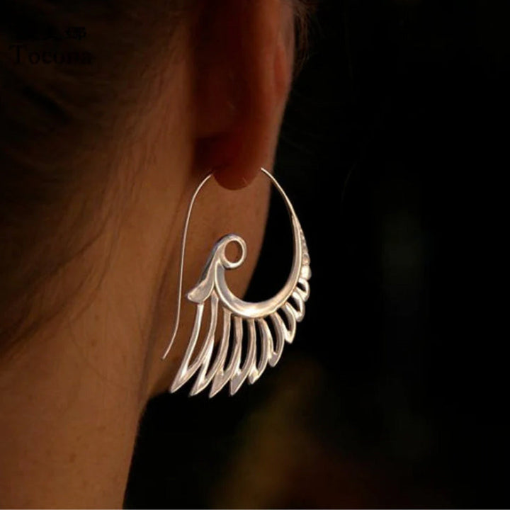 Gold Wing Earrings
