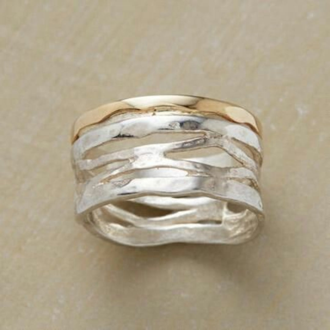 Rose Gold Vintage Square Ring