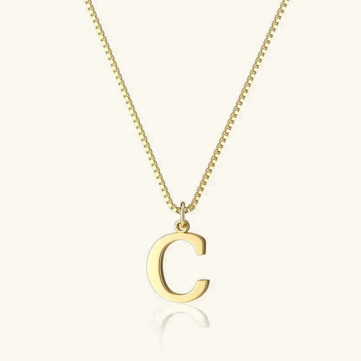 Gold Initial Necklace
