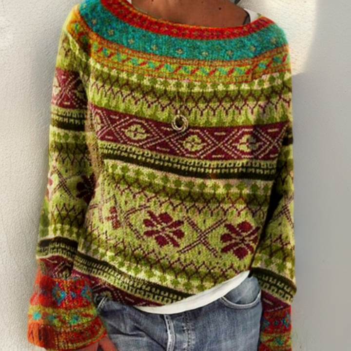 Caitlin | Vintage Island Jumper