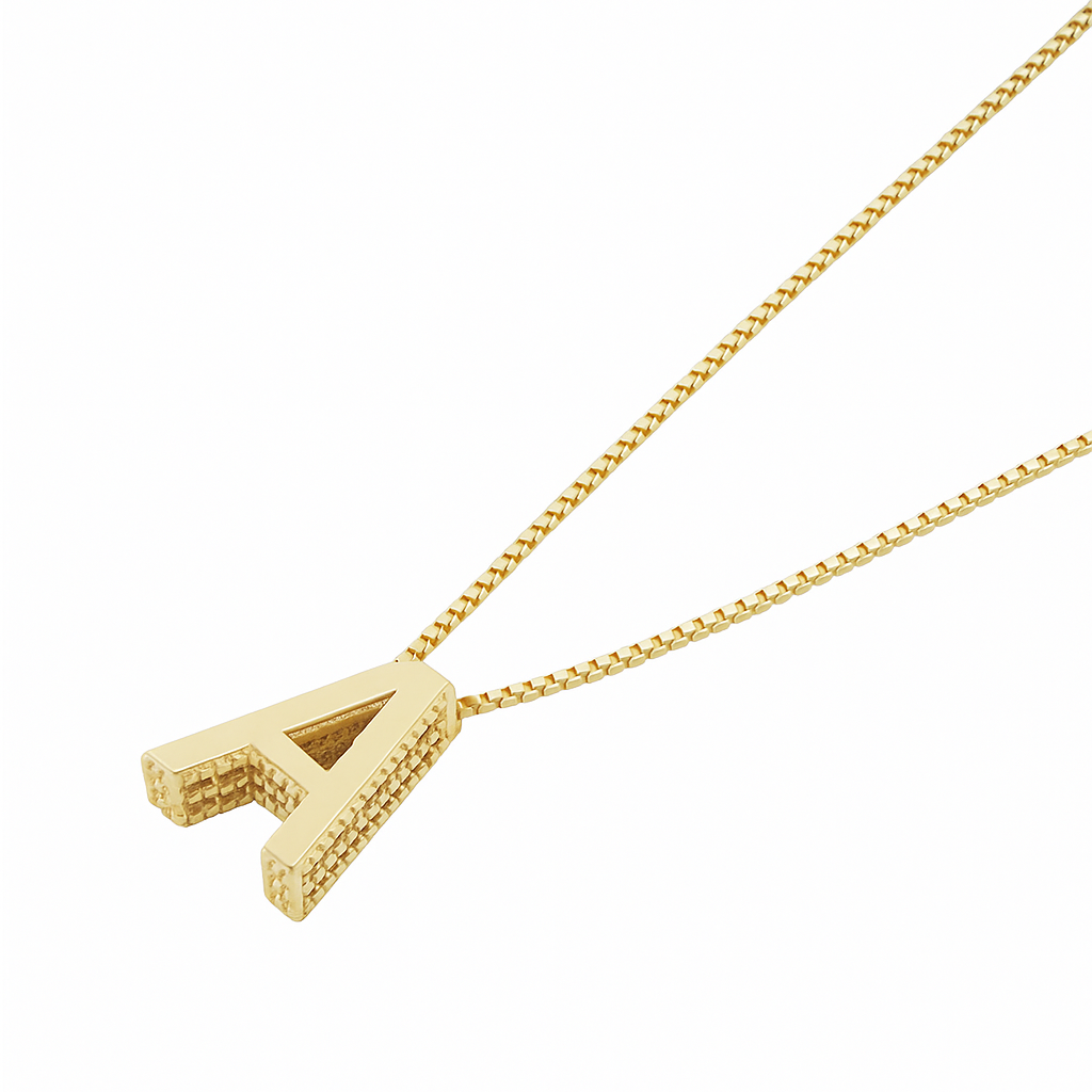 Personalized Gold Initial Necklace