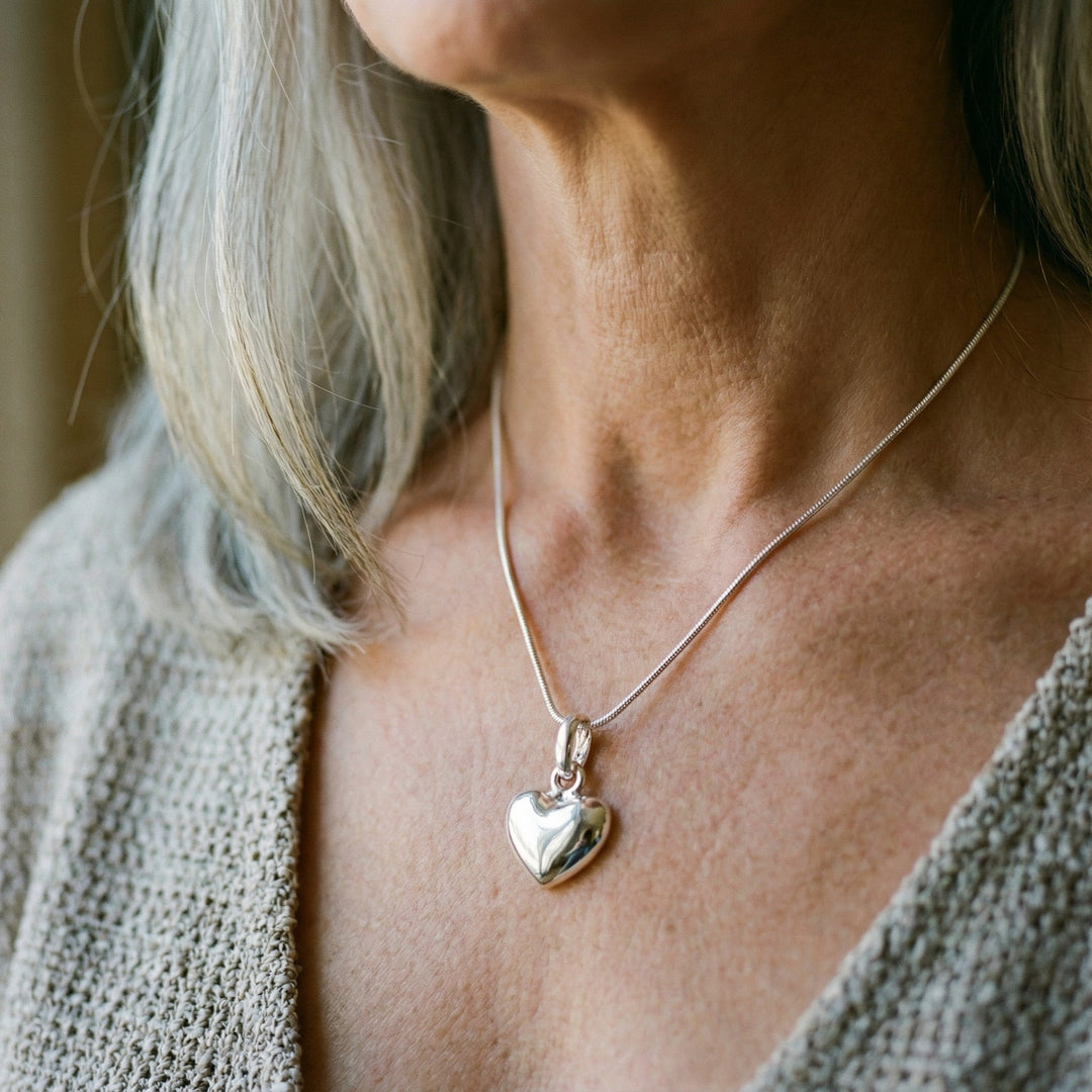 Sterling Silver Heart Necklace