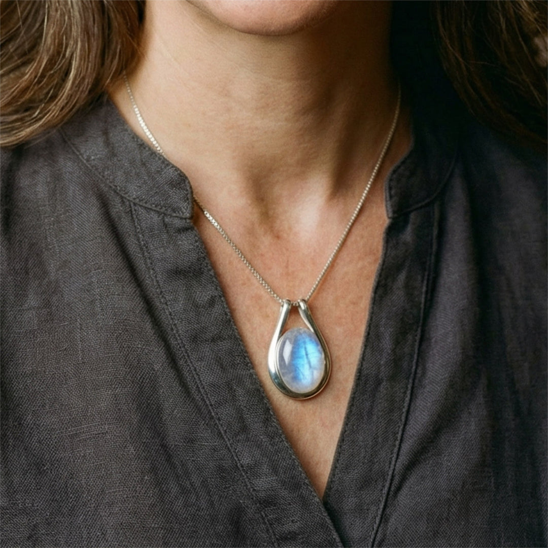 Classic White Opal Necklace
