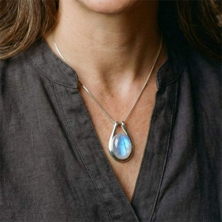 Classic White Opal Necklace