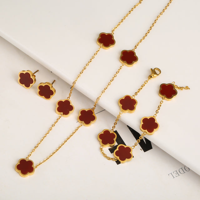 Tree-Shaped Jewelry Set
