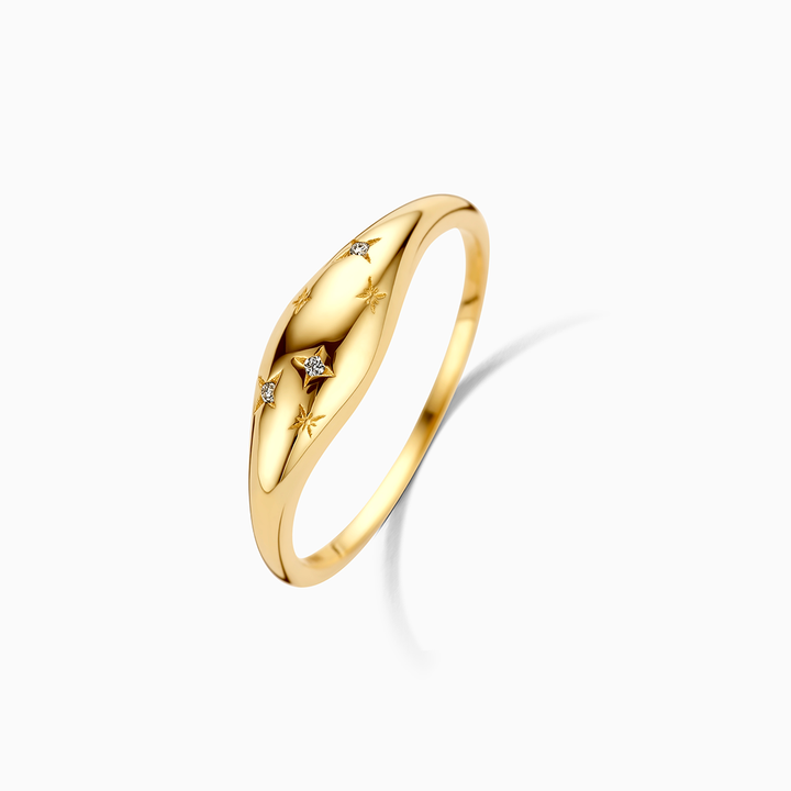Gold Starry Sky Ring