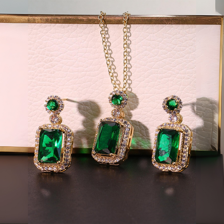 Elegant Gold Mariselle Jewelry Set" can be rewritten as: "Chic Gold Mariselle Jewelry Set