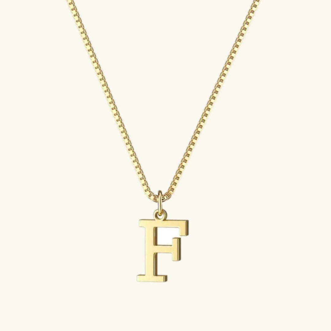 Gold Initial Necklace