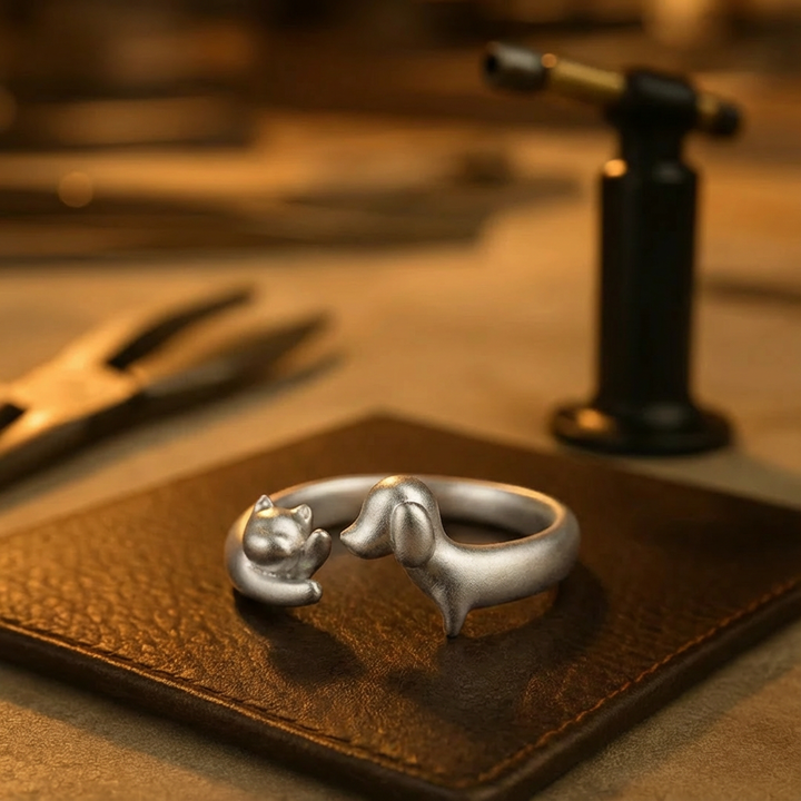 Adjustable Elegant Pet Ring for Dogs and Cats