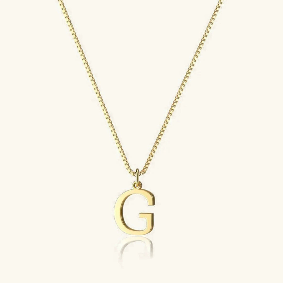 Gold Initial Necklace