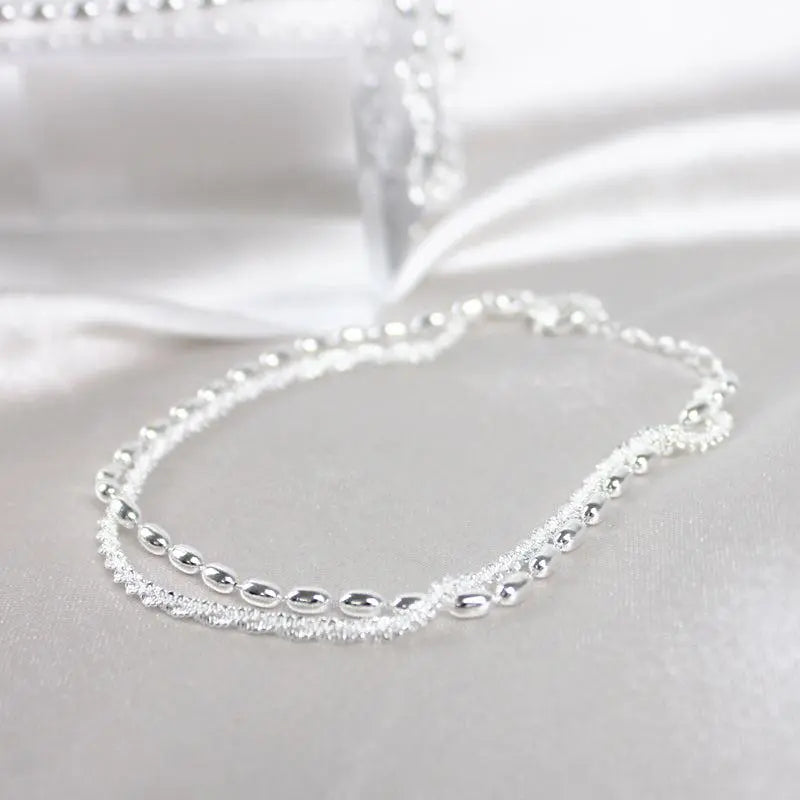 Cubic Zirconia Silver Bracelet