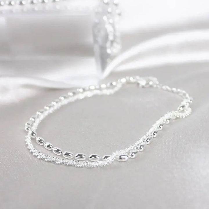 Cubic Zirconia Silver Bracelet