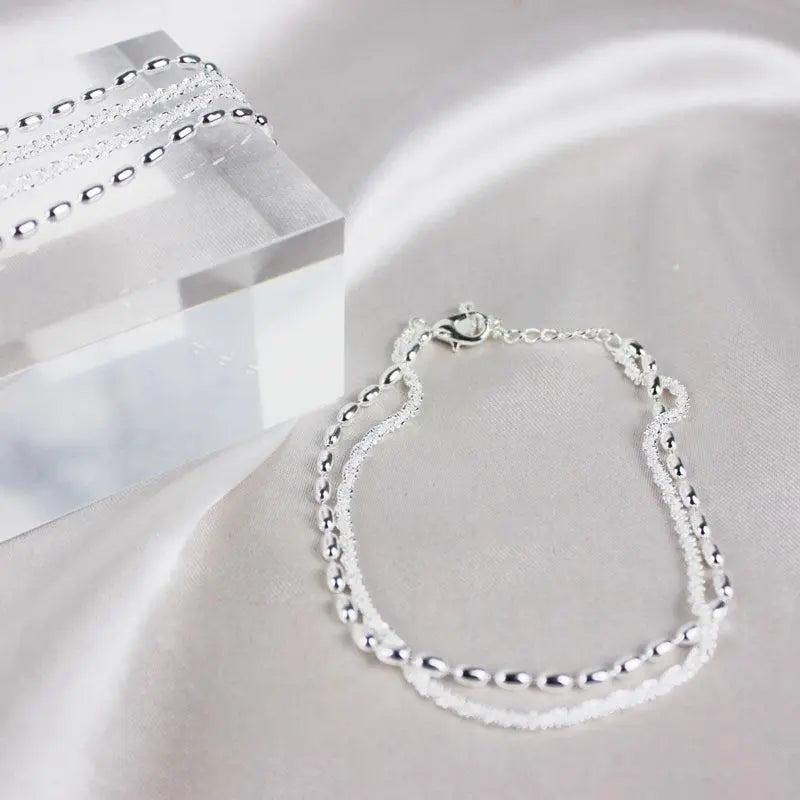 Cubic Zirconia Silver Bracelet