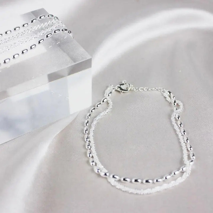 Cubic Zirconia Silver Bracelet