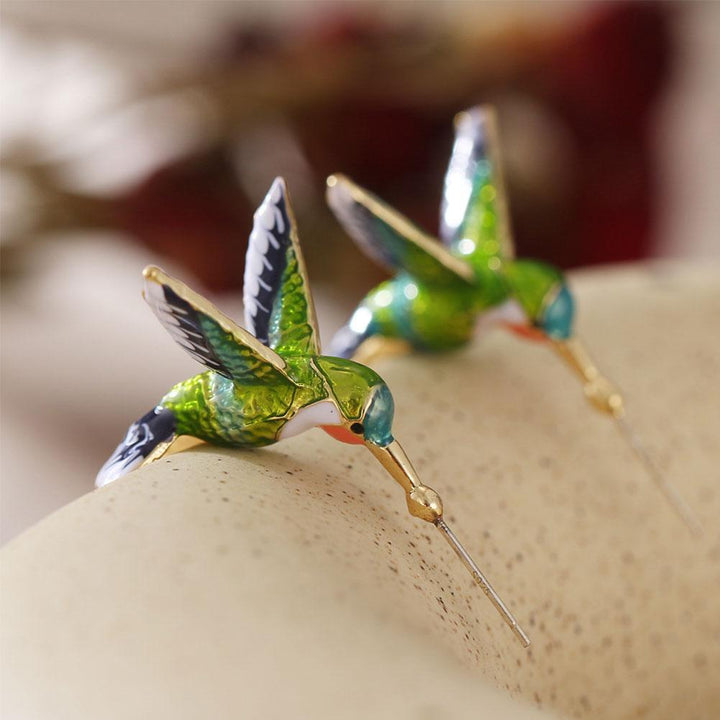 Unique Hummingbird-Shaped Earrings
