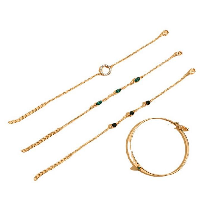 Celestial Gold Bracelet Duo