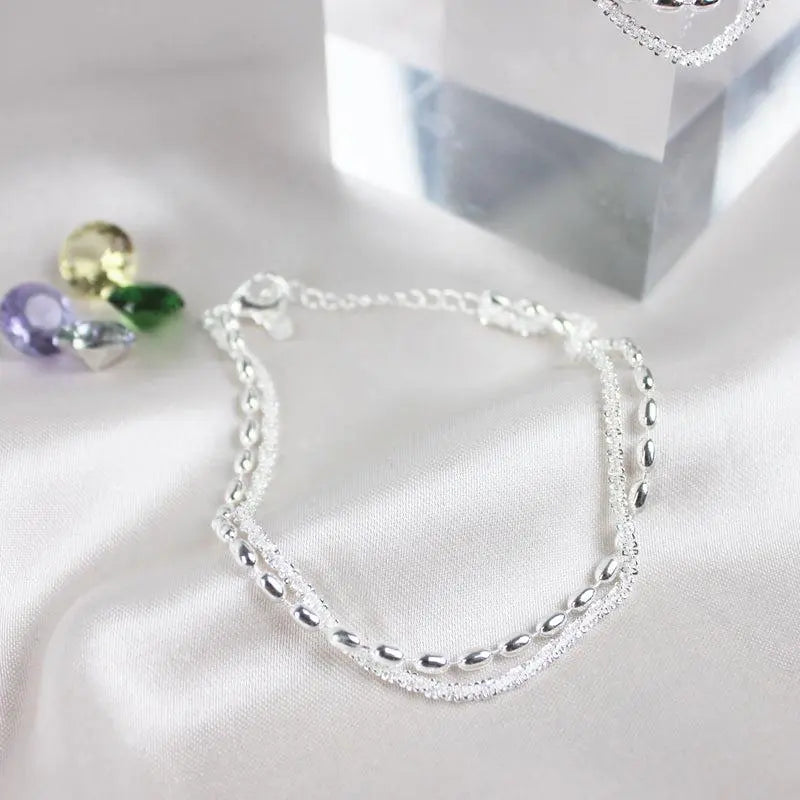 Cubic Zirconia Silver Bracelet
