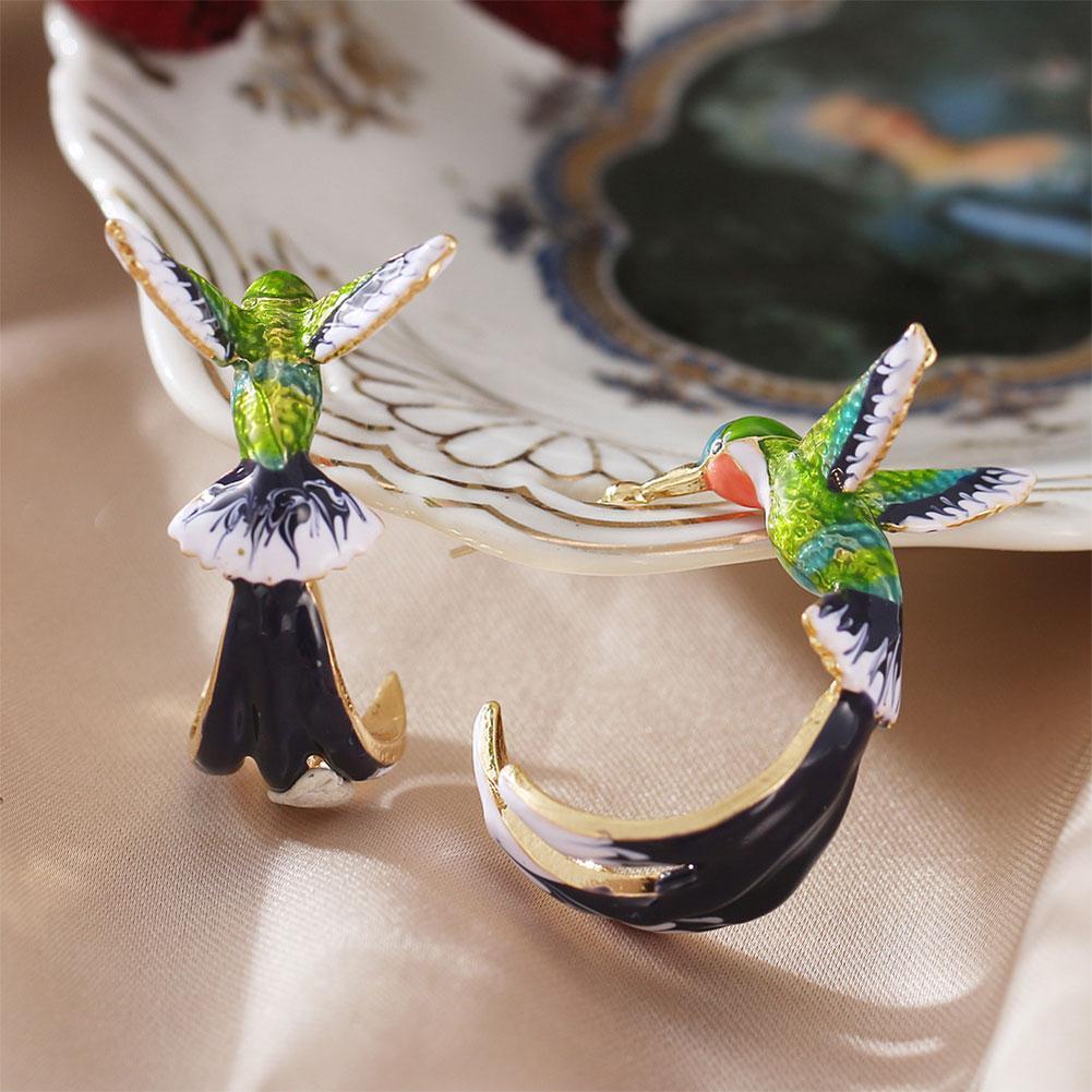 Unique Hummingbird-Shaped Earrings