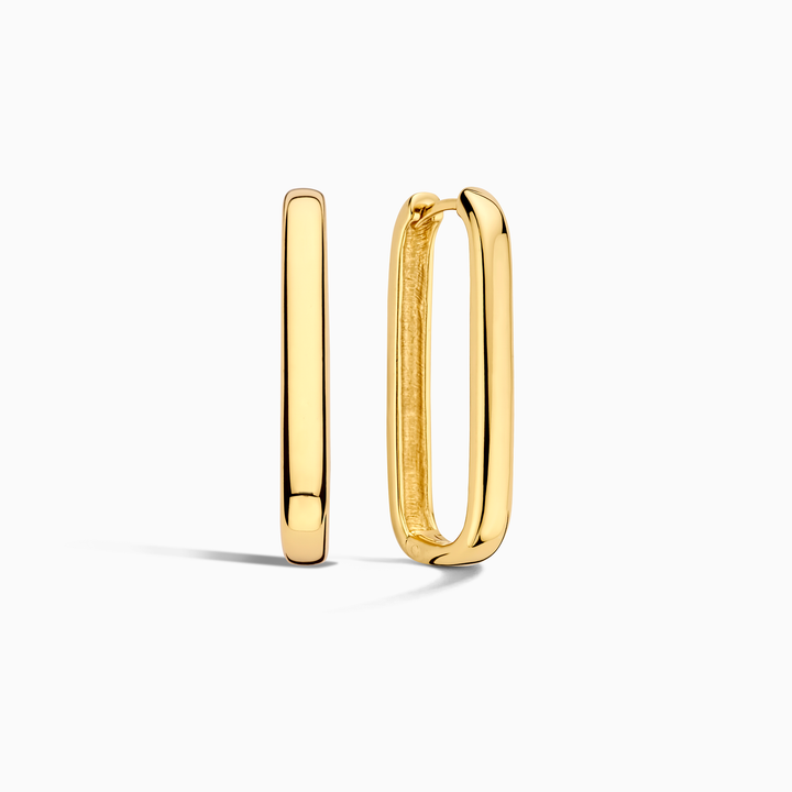 Gold Hoop Icon Earrings