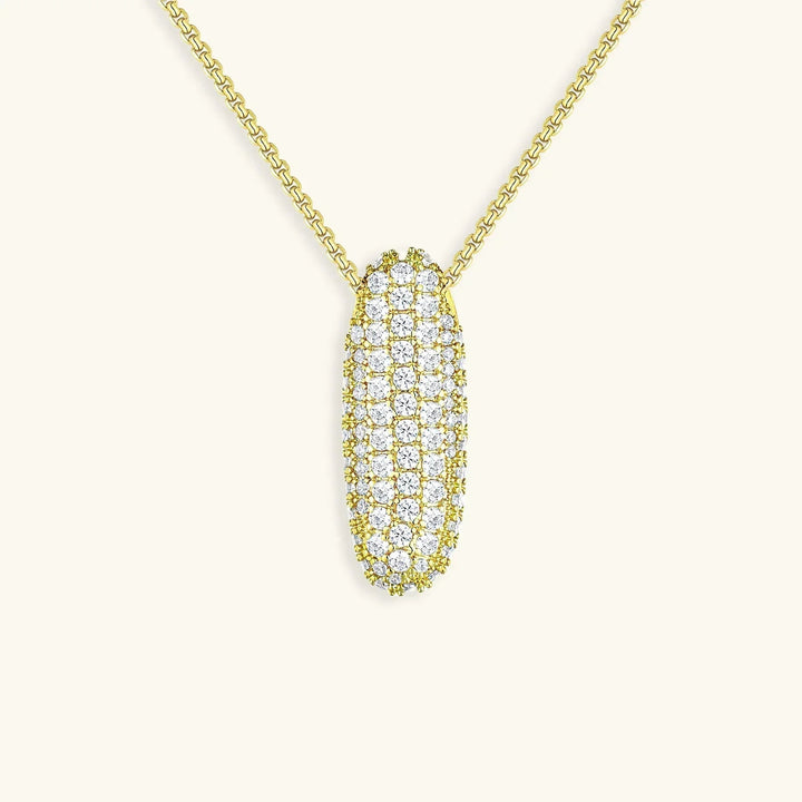 Initial Bubble Diamond Necklace