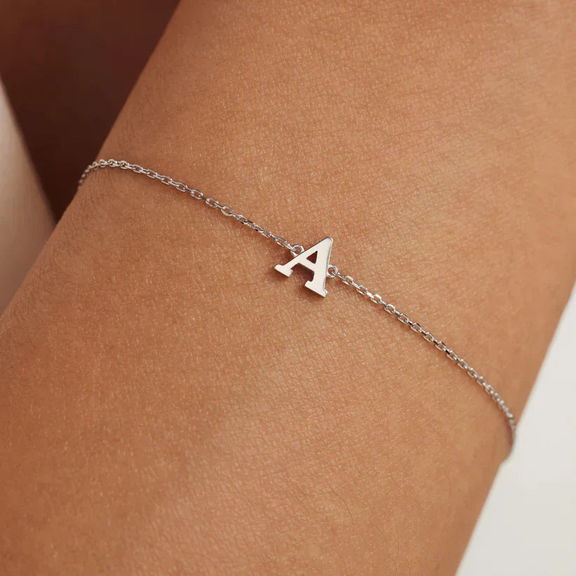 Personalized Elegance Initial Bracelet