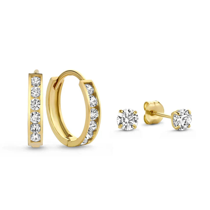 Dara Brillane Stone Earring Set