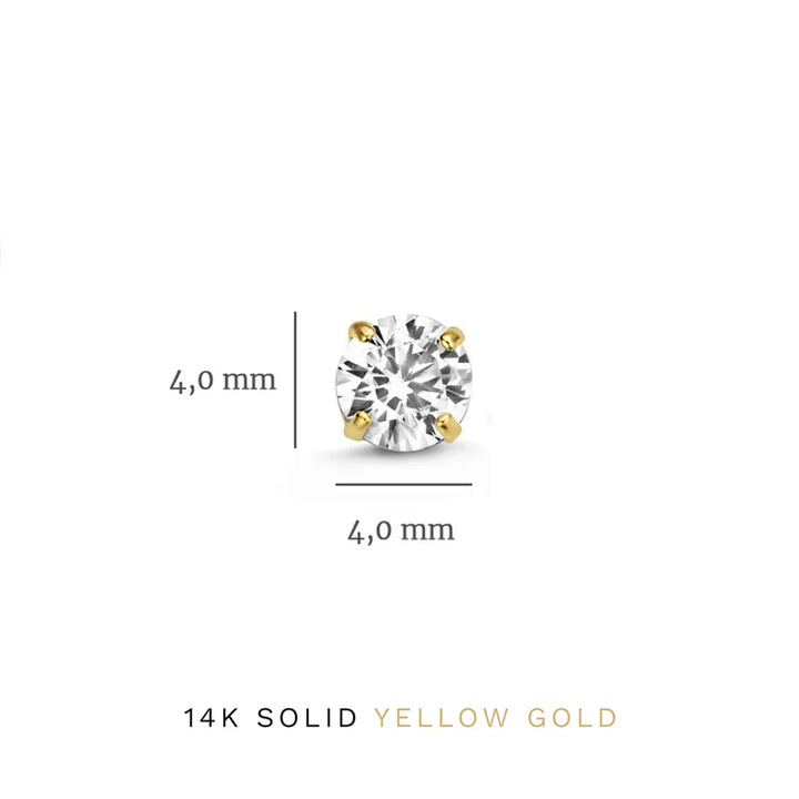 Gold Moon Tear Earrings Set