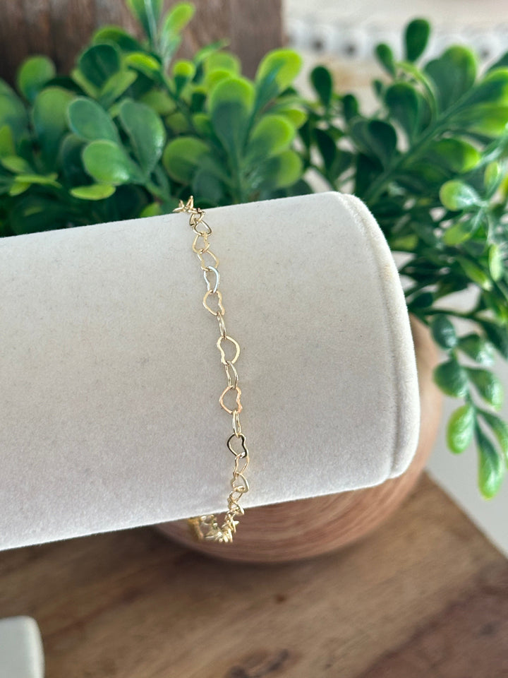 Mea Heart Link Bracelet